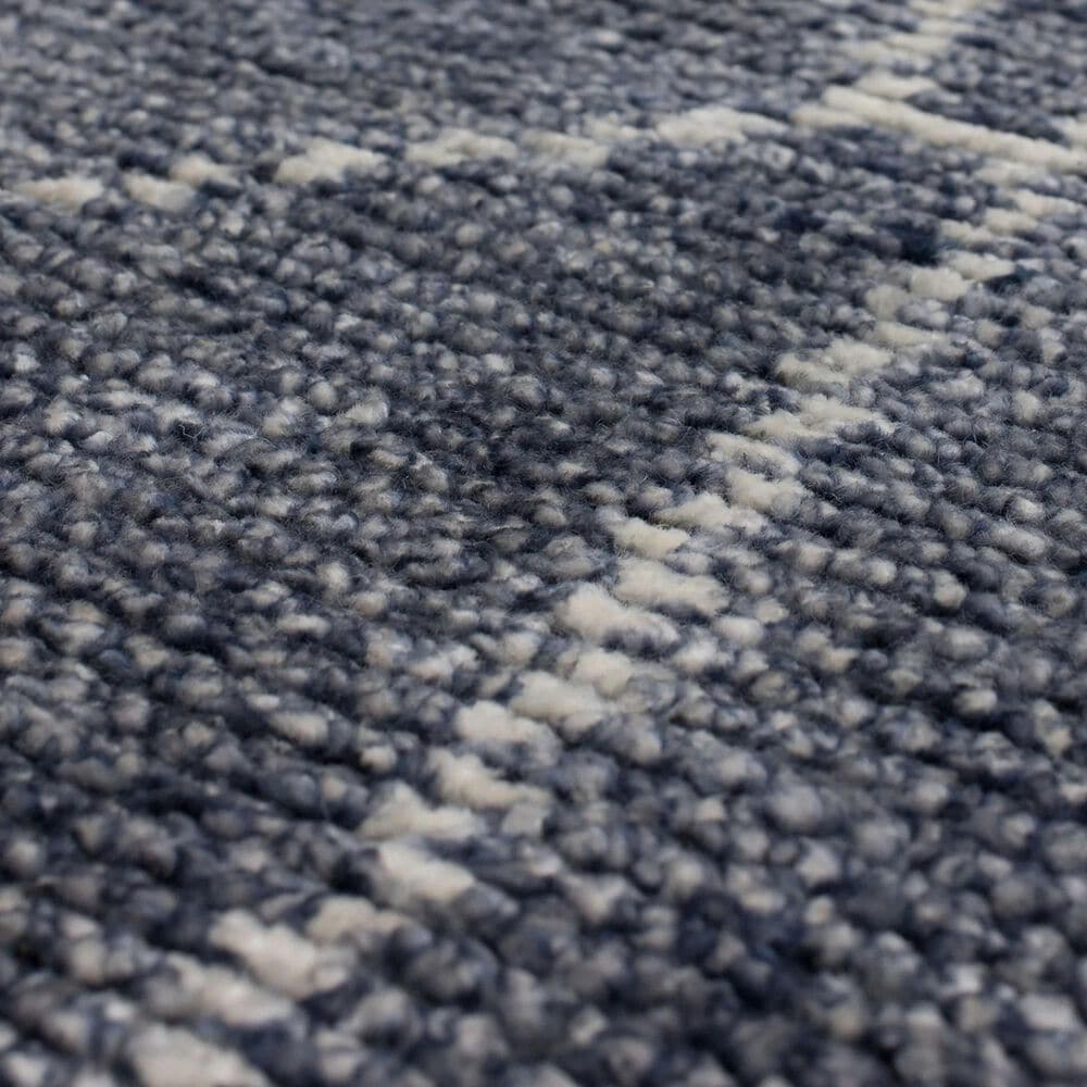 Karastan Tangier RG192-3259 2&#39; x 8&#39; Spartel Blue Steel Area Rug, , large