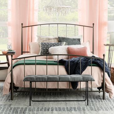 Richlands Furniture Warwick Full Bed in Gray Bronze, , large