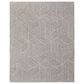 Feizy Lytton 5" x 8" Gray and Cream Area Rug, , large