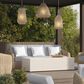 Ebel Outdoor Furniture Bellino Rectangular Patio Coffee Table in Ivory, , large