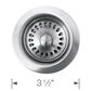 Blanco Decorative Basket Strainer in Stainless Steel, , large