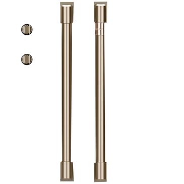 Cafe Handle and Knob Kit for Single Wall Oven in Brushed Bronze, , large