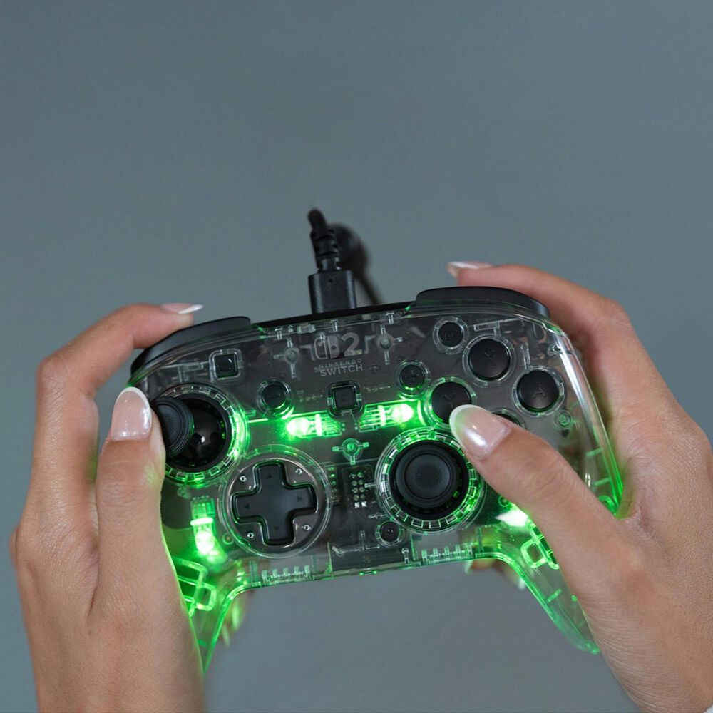 Turtle Beach Afterglow Wired RBG Gaming Controller for Nintendo Switch 2 in Clear, , large