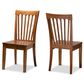 Baxton Studio Minette Side Chair in Walnut Brown (Set of 2), , large
