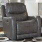 Ashley Galahad Power Zero Wall Recliner in Smoke, , large