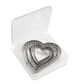 Mrs. Anderson"s 5-Piece Baking Heart Cutter with Storage Container in Stainless Silver, , large