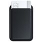 Satechi Vegan Leather Magnetic Wallet Stand in Black, , large