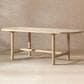 Jennifer Taylor Home Milo Dining Table in Light Natural Cerused - Table Only, , large