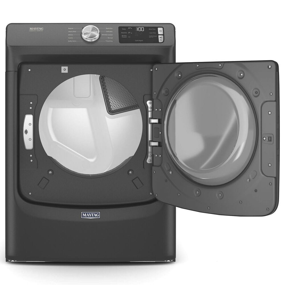 Maytag 7.3 Cu. Ft. Front Load Gas Dryer in Volcano Black, , large