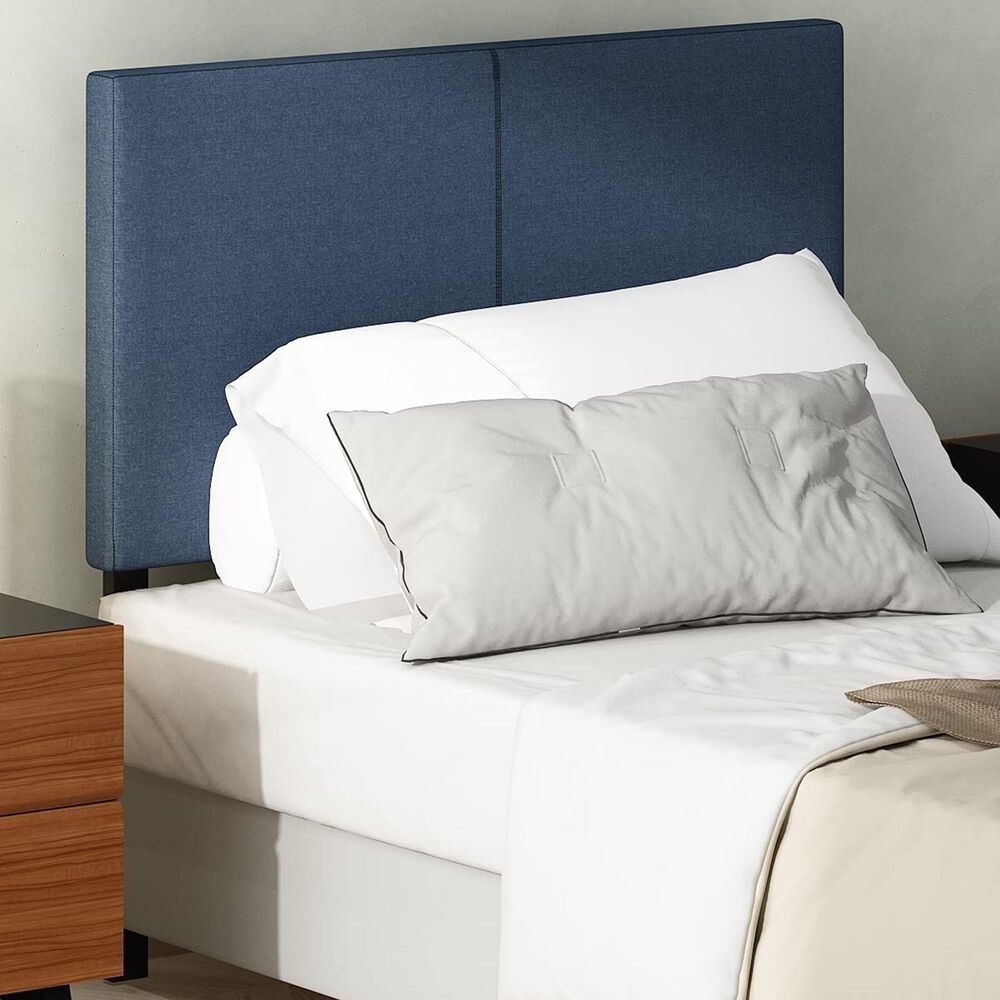 HOMLUX Roanne Twin Upholstered Headboard in Denim, , large