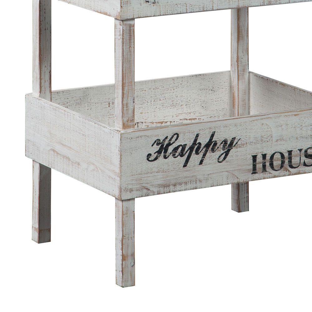Ashley Yulton Storage Shelf in Antique White, , large