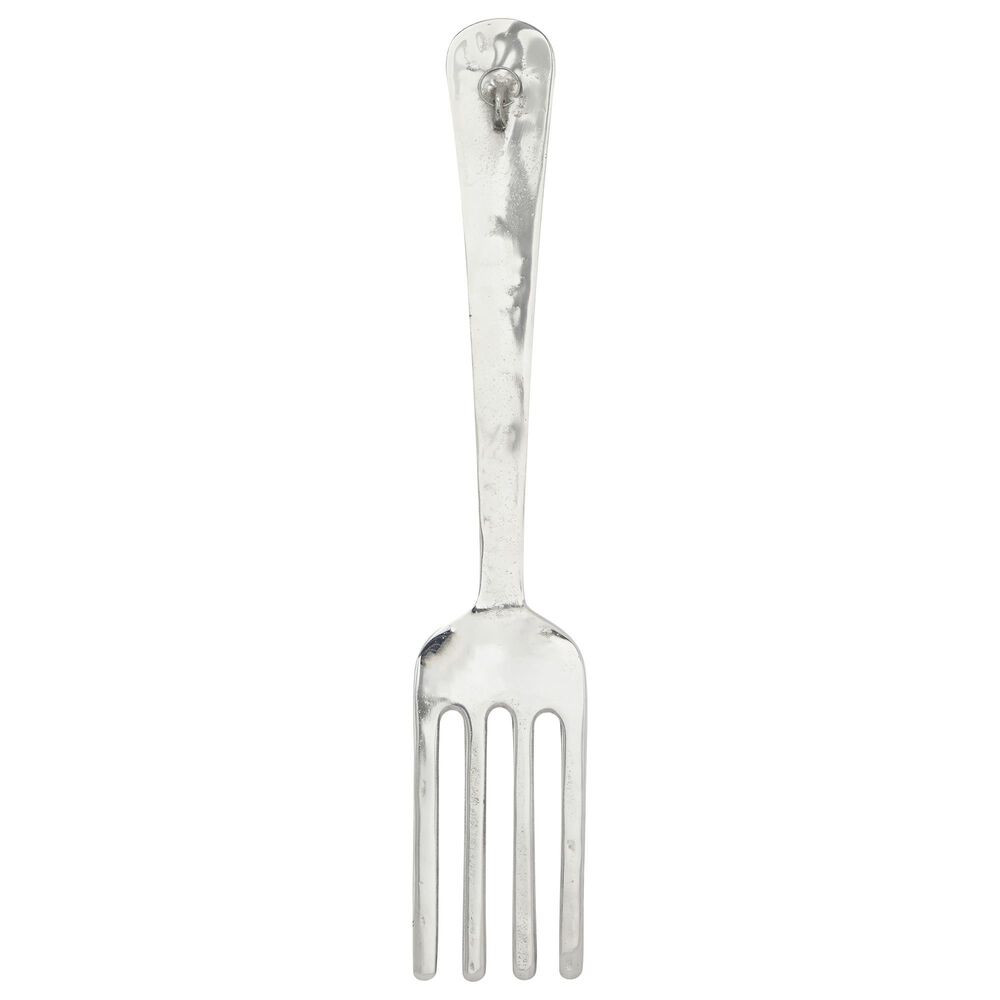 Maple and Jade 23&quot; x 6&quot; Kitchen Utensils Wall Decor in Silver &#40;Set of 3&#41;, , large