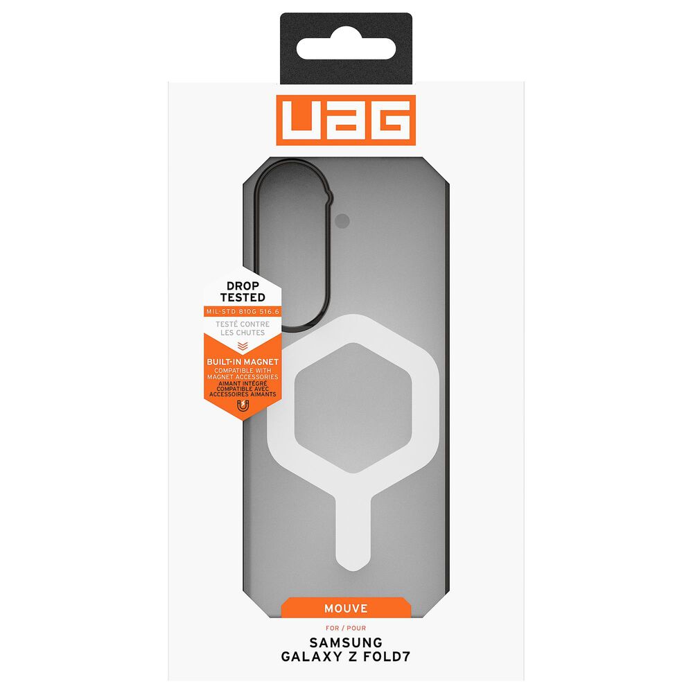 UAG Mouve Case with Magnet for Samsung Galaxy Z Fold7 in Ice Clear, , large