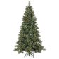 The Gerson Company 7.5" Pre-Lit Cashmere Pine Christmas Tree in Green, , large