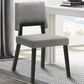 Armen Living Channell Dining Side Chair in Black, , large