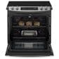 GE Appliances 30" Drop-In Electric Range with Self-Cleaning Oven in Stainless Steel, , large
