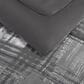Pem America Style 212 3-Piece Full/Queen Plaid Comforter Set in Gray, , large