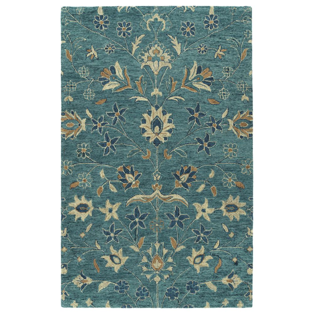 Kaleen Rugs Chancellor 2" x 3" Blue, Navy, Gold, Cream and Brown Area Rug, , large