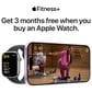 Apple Watch SE 3 (GPS) 44mm Aluminum Case with Sport Band - M/L in Starlight and 2-Year AppleCare+, , large