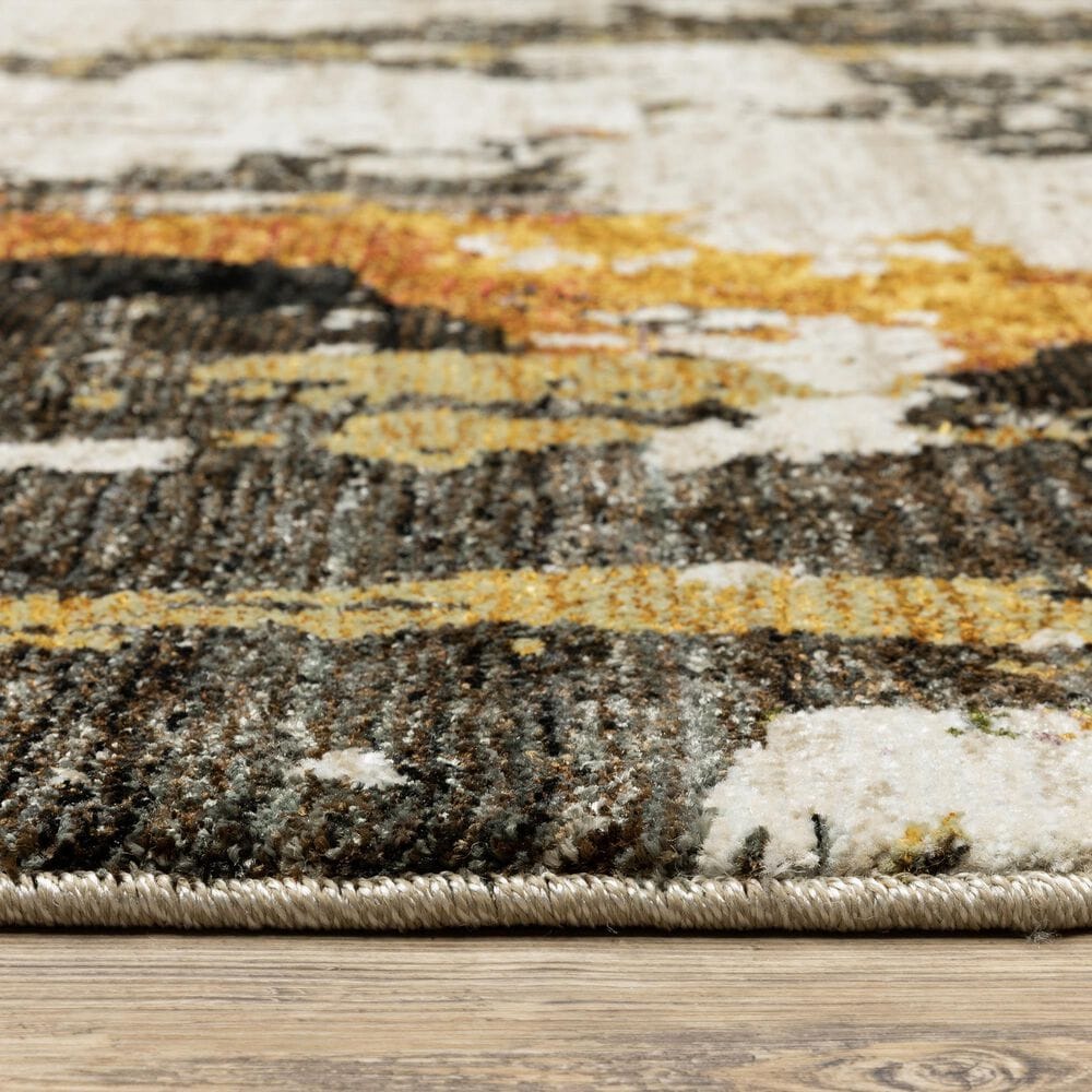 Oriental Weavers Evolution Beige 5&#39;3&quot; x 7&#39;3&quot; Area Rug, , large