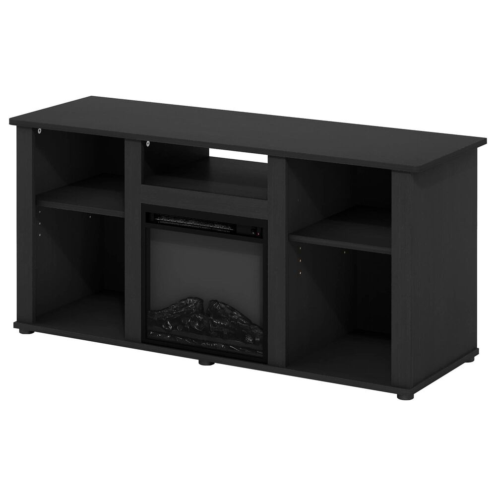 HOMLUX 47" Rectangular TV Stand with Electric Fireplace in Americano, , large