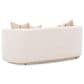 Vista Haus Ariana Stationary Loveseat in Beige Velvet, , large