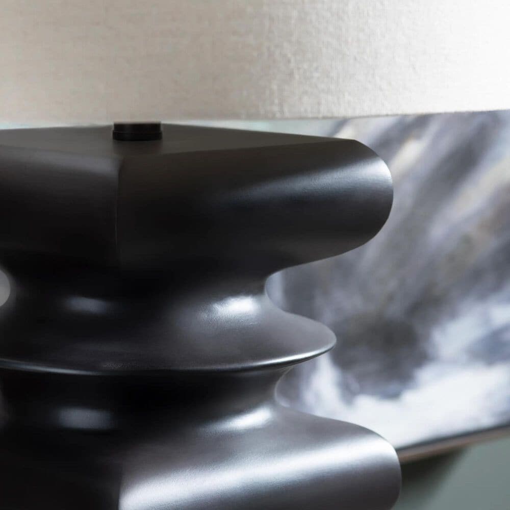 Crestview Collection Zane Table Lamp in Black, , large