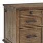 Riva Ridge Hensley 3-Piece Executive Desk with Door Bookcase and Combo File Set in Honey, , large