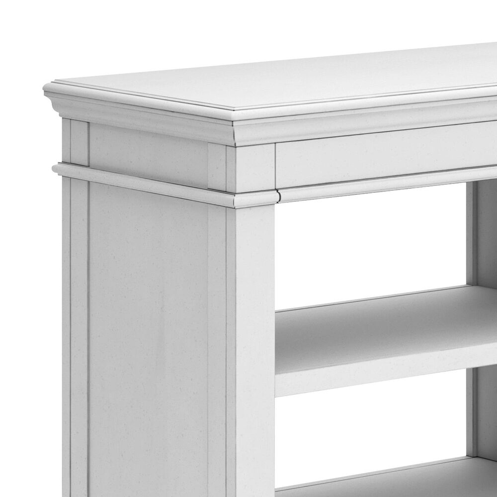 Ashley Kanwyn Credenza Desk in Distressed Whitewash, , large