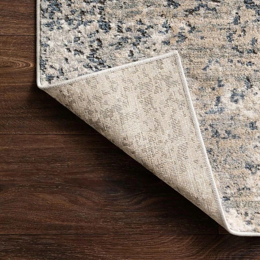 Loloi II Teagan TEA-07 5&#39;3&quot; x 7&#39;6&quot; Natural and Denim Area Rug, , large