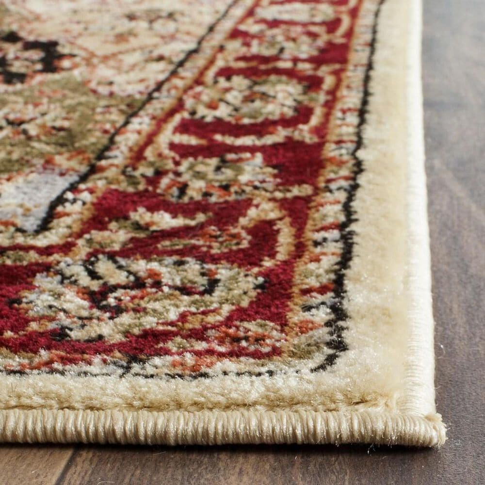 Safavieh Lyndhurst  2&#39;3&quot; x 14&#39; Multicolor and Red Runner, , large
