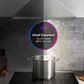 GE Profile 30" Wall-Mount Range Hood with Clean Air Sensing in Stainless Steel, , large