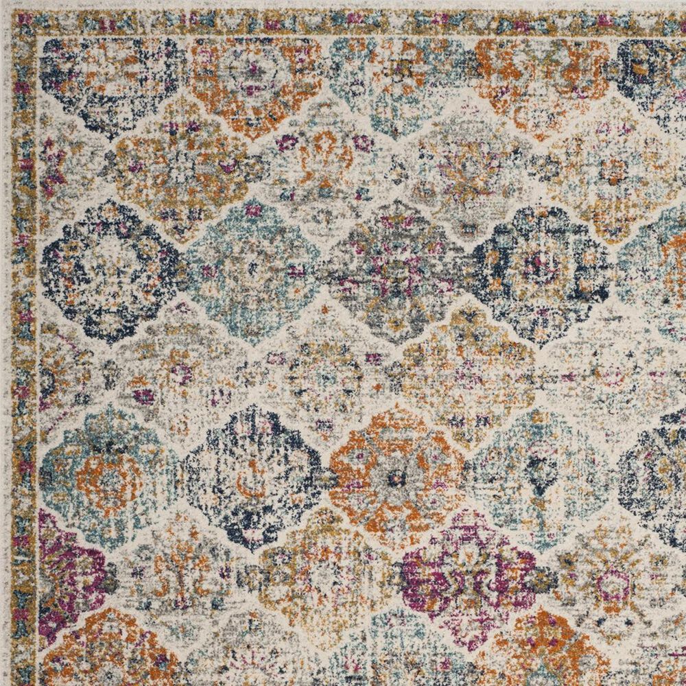 Safavieh Madison MAD611B-5SQ 5&#39; Square Cream/Multi Area Rug, , large