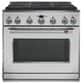 Cafe Toe Kick for 36" Professional Range in Brushed Stainless, , large