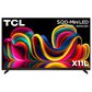 TCL 75" X11L Series 4K UHD HDR SQD-Mini LED - Smart Google TV with 7.1.4 Channel Soundbar System in Black, , large