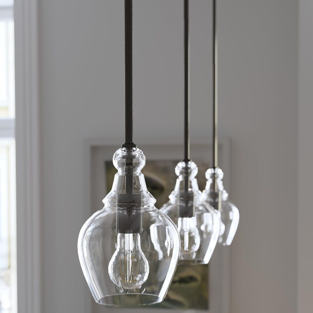 Hunter Maple Park 1-Light Mini Pendant in Noble Bronze, , large
