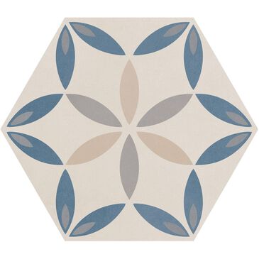 Dal-Tile Scrapbook Petal 8" x 9" Hexagon Porcelain Tile, , large