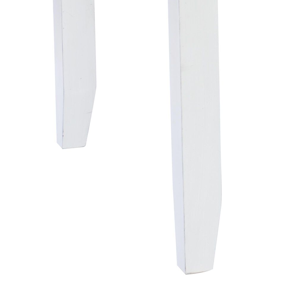 Linon Home Decor Hamlet 5-Piece Rectangular Dining Set in White, , large