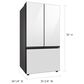 Samsung Bespoke Bespoke 30.1 Cu. Ft. 3-Door French Door Refrigerator - White Glass Panels Included, , large