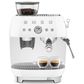 SMEG 81 Oz Espresso Coffee Machine with Grinder in White, , large