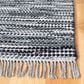 Safavieh Montauk MTK251 6" x 9" Grey and Black Area Rug, , large