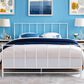 Modway Estate Queen Platform Bed in White, , large