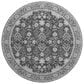 Dalyn Rug Company Hatay 8" Round Charcoal Area Rug, , large
