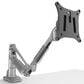 Kanto Single Monitor Desk Mount for 17" - 32" Displays in Silver, , large
