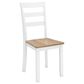 Ashley Gesthaven 6-Piece Rectangular Dining Set in Natural and White, , large