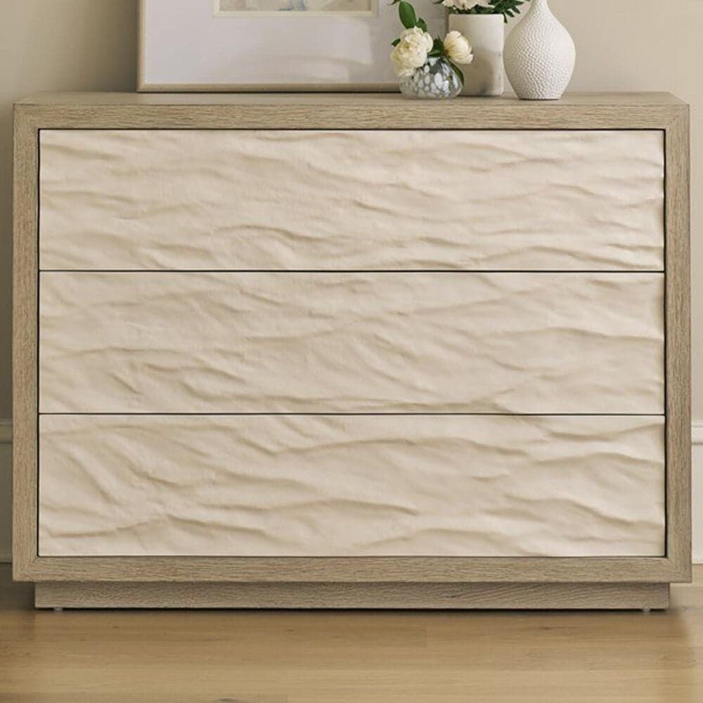Furniture Worldwide Oasis 3-Drawer Dresser Only in Dockside and White, , large