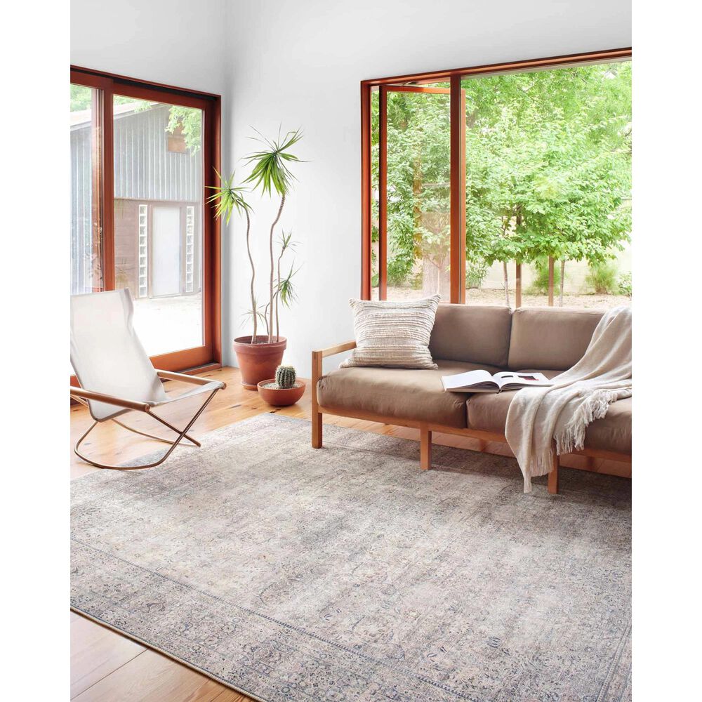 Loloi II Wynter WYN-03 7&#39;6 x 9&#39;6 Silver/Charcoal Area Rug, , large