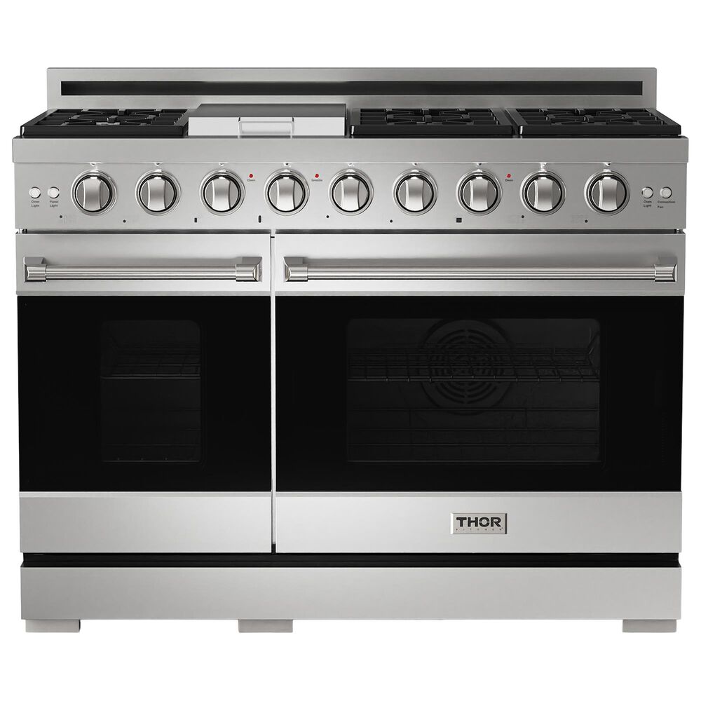 Thor Kitchen Gordon Ramsay 6.8 Cu. Ft. Professional Natural Gas Range with Pro-Style Knobs in Stainless Steel, , large