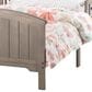 Foundations Worldwide Hampton Toddler Bed with Rails in Dusty Heather, , large