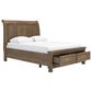 Ashley Feddinger 5-Piece Queen Storage Bedroom Set in Chestnut Brown, , large